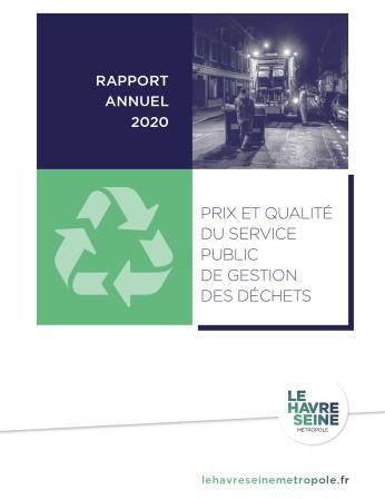 Rapport Annuel 2020 Prix et qualité du service public de gestion des déchets