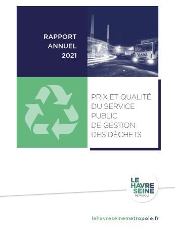 Rapport Annuel 2021 Prix et qualité du service public de gestion des déchets