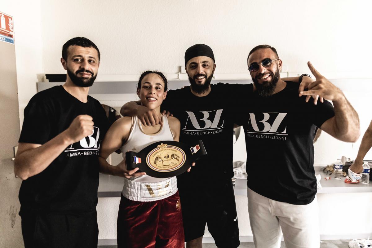 Amina Zidani remporte le titre de championne de France 2021 en boxe professionnelle