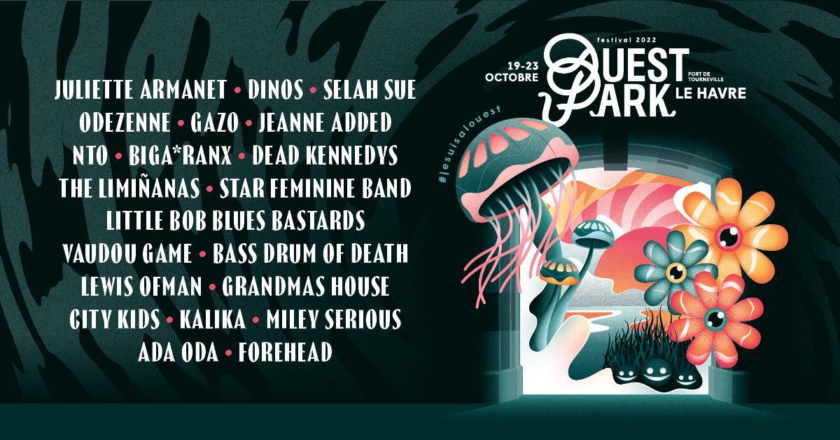 Programmation Ouest Park Festival 2022