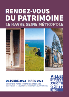 Programme des rendez-vous du patrimoine octobre 2022 à mars 2023