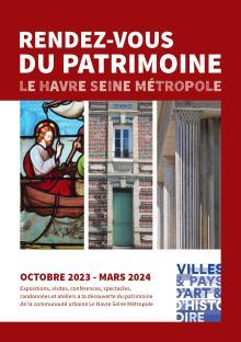 Programme des rendez-vous du patrimoine - Octobre 2023 à mars 2024
