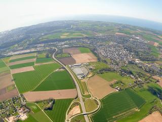 Vue aérienne Le Havre Seine Métropole