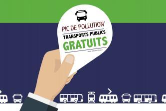 Pic de pollution - Transports gratuits