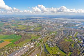 Vue aérienne Le Havre Seine Métropole