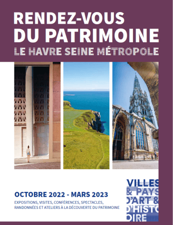 Programme des rendez-vous du patrimoine octobre 2022 à mars 2023