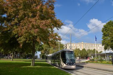 Tramway, centre-ville du Havre