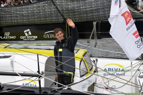 Charlie Dalin, vainqueur de la Transat Jacques Vabre 2019