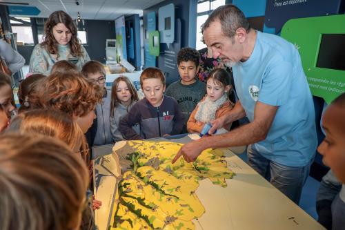 Visite jeune public de l'Écopôle Cycle de l'Eau