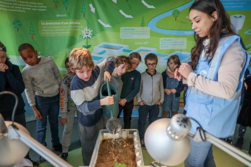 Visite jeune public de l'Écopôle Cycle de l'Eau