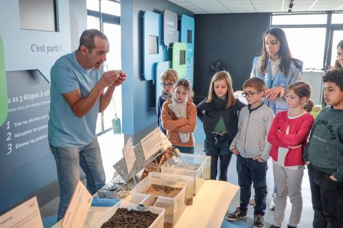 Visite jeune public de l'Écopôle Cycle de l'Eau