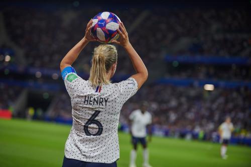 Joueuse sur le terrain lors de la Coupe du Monde Féminine de la FIFA, France 2019™ 