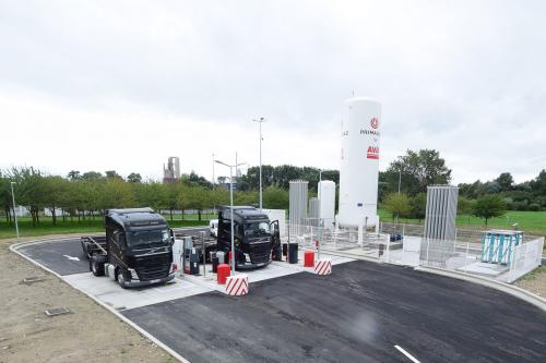 Une nouvelle station au gaz naturel pour les poids lourds