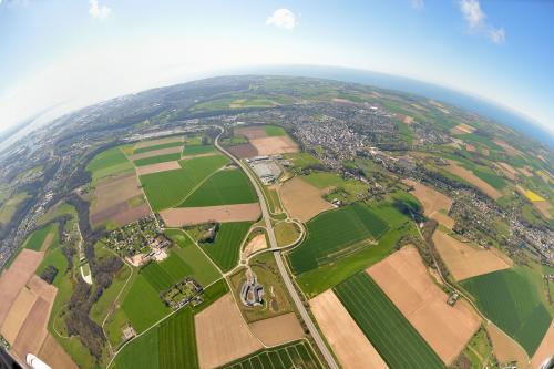 Vue aérienne Le Havre Seine Métropole