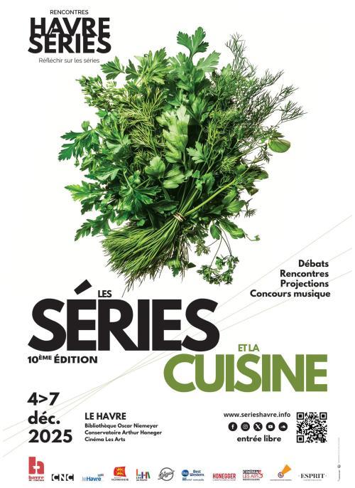 Affiche des Rencontres nationales du Havre sur les Séries 2025