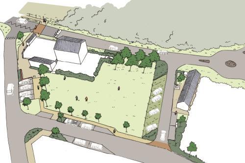 Perspective projet - École de Bénouville
