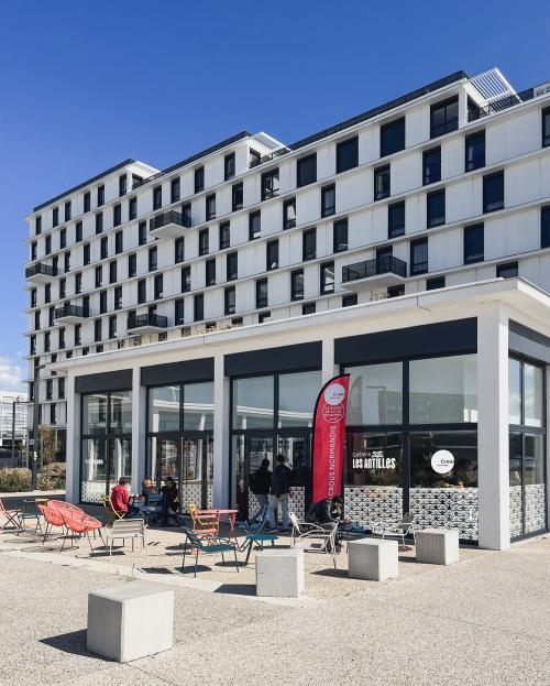 La cafétéria CROUS « Les Antilles » du campus Le Havre Normandie