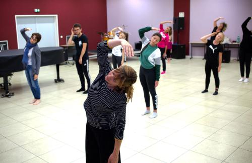 Cours de danse à l'école de musique intercommunale