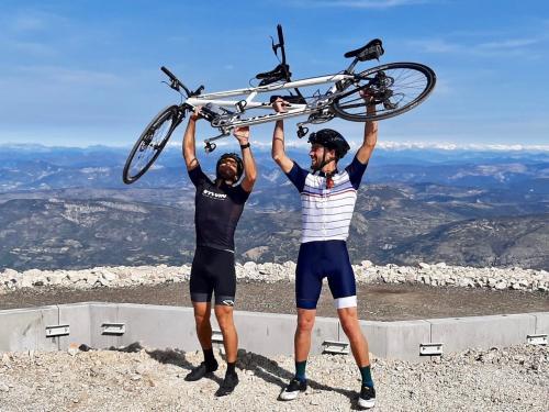 Entraînement de Jérémie Mion sur le Mont Ventoux, octobre 2020