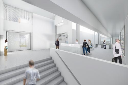 Projet de réorientation du hall d'accueil pour les Bains des Docks