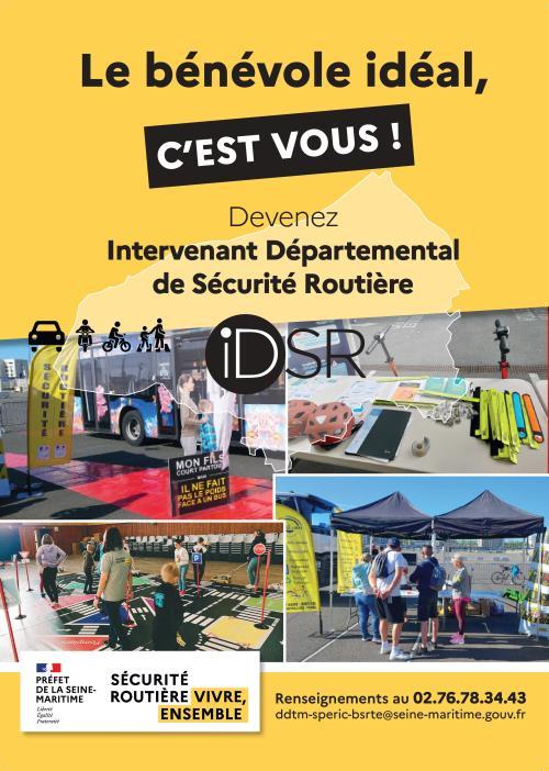 Campagne de recrutement IDSR - Sécurité routière 76