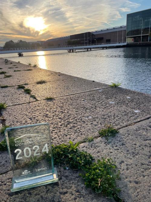 La passerelle Daniel Colliard du Havre remporte un Trophée de la Construction