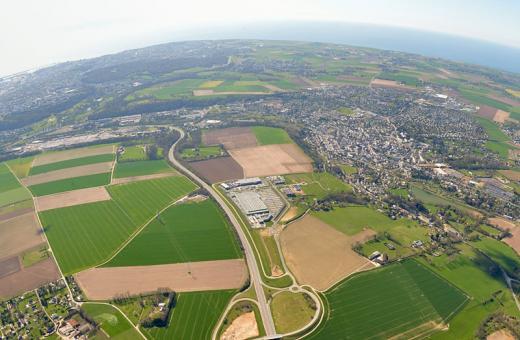 Vue aérienne Le Havre Seine Métropole