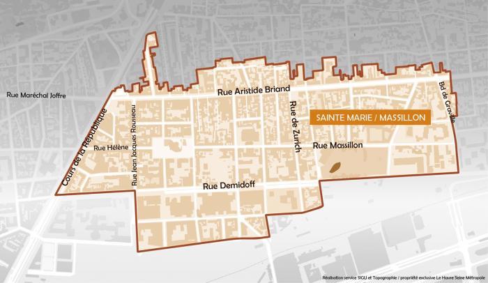 Périmètre du centre ancien du Havre