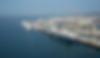 vue aérienne du terminal de croisières au Havre