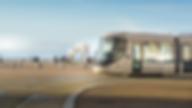 Tramway, plage du Havre