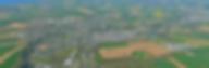 Vue aérienne sur le territoire de la Communauté urbaine